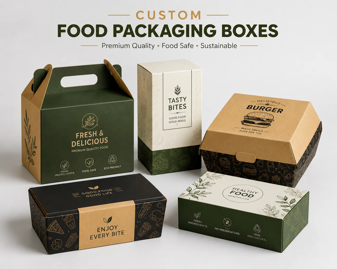 Why Custom Food Packaging Boxes Matter for Food Products